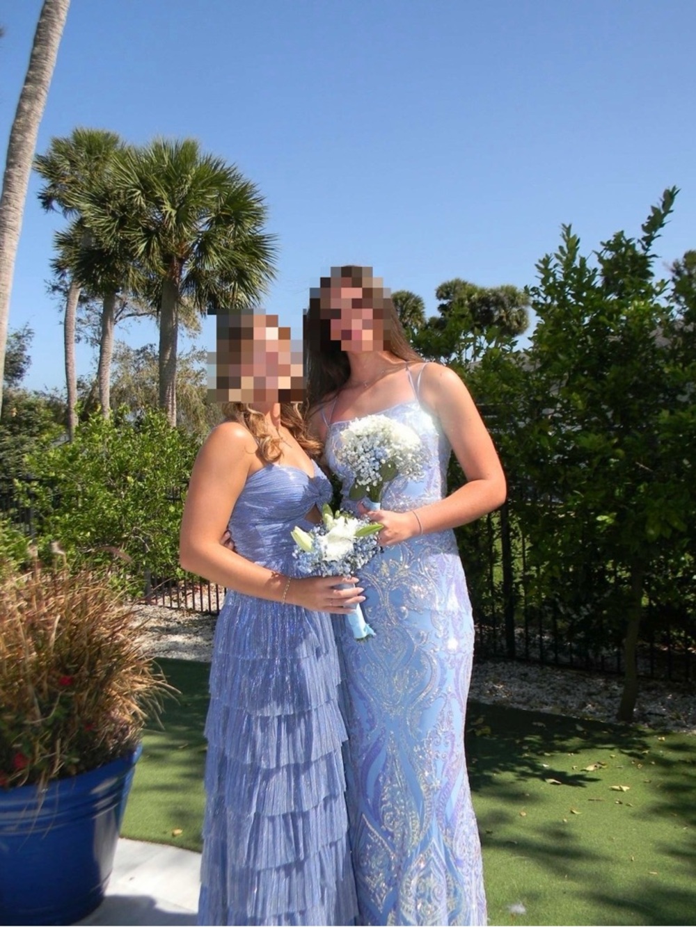 Windsor Ivory Sequin Lace Prom Dress - Picture 6 of 6